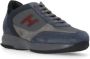 Hogan Blauwe Suède Sneakers met Iconische H Blue Heren - Thumbnail 3