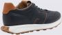 Hogan Blauwe Suède Sneakers met Leren Details Black Heren - Thumbnail 2