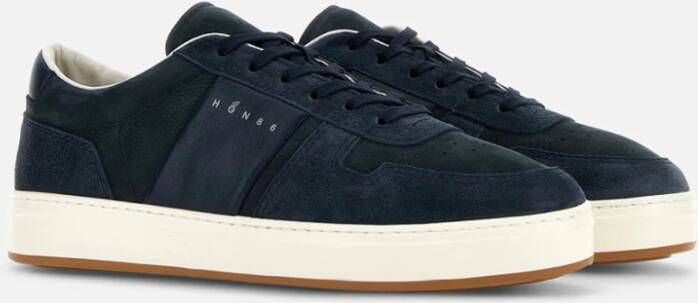 Hogan Blauwe Suède Sneakers met Memory Foam Blue Dames