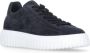 Hogan Blauwe Suède Sneakers Ronde Neus Blue Heren - Thumbnail 3