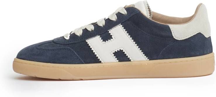 Hogan Blauwe Suède Sneakers Trendy Stijl Blue Dames