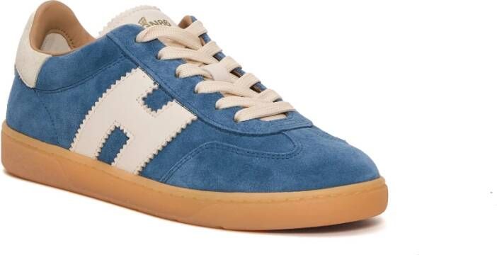 Hogan Blauwe Suède Sneakers voor Vrouwen Blue Dames