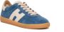 Hogan Blauwe Suède Sneakers voor Vrouwen Blue Dames - Thumbnail 2