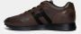 Hogan Bruin Leren Sneakers met Logodetail Brown Heren - Thumbnail 3