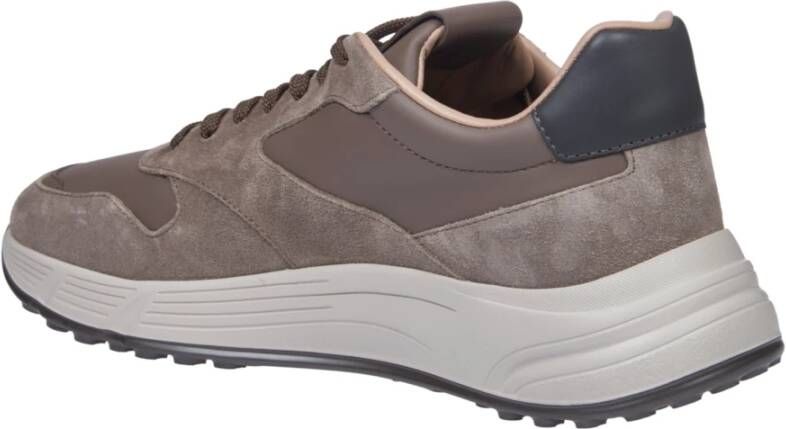 Hogan Bruine Hyperlight Sneakers Memory Foam Rubber Brown Heren