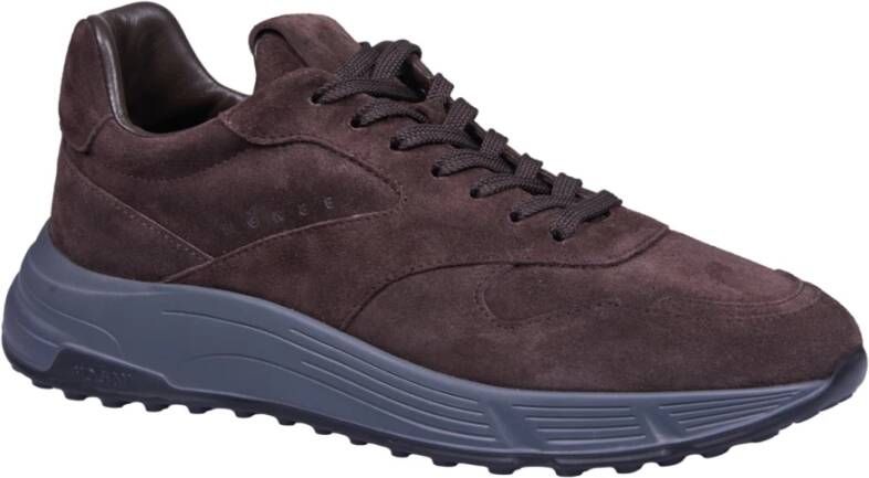 Hogan Bruine Hyperlight Sneakers Memory Foam Voetbed Brown Heren