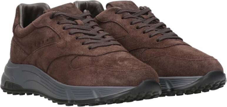 Hogan Bruine Hyperlight Urban Sneakers Brown Heren