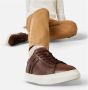 Hogan Bruine Leren Sneakers Brown Heren - Thumbnail 4