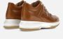 Hogan Bruine Leren Sneakers met Elegant Design en Lichtgewicht Zool Bruin Dames - Thumbnail 4