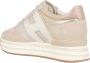 Hogan Bruine Leren Sneakers Stijlvol Platform Beige Dames - Thumbnail 3