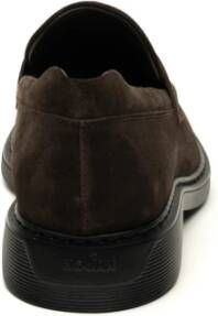 Hogan Bruine platte mocassinschoenen Brown Heren