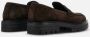 Hogan Bruine Saddle Mocassins met Extra-Lichte Zool Brown Heren - Thumbnail 5