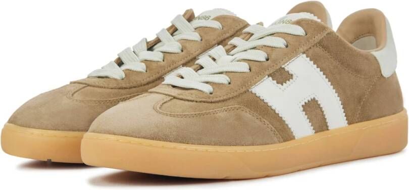 Hogan Bruine Sneakers Brown Heren