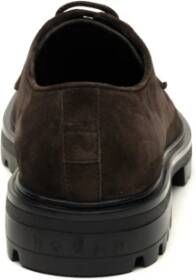 Hogan Bruine Sneakers Derby Stijl Brown Heren