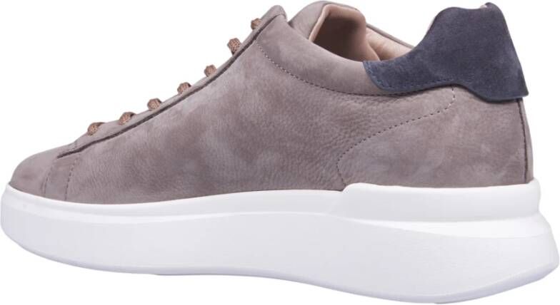 Hogan Bruine Sneakers met Logodetail Brown Heren