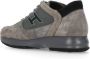 Hogan Bruine Sneakers met Tech Fabric Brown Heren - Thumbnail 4