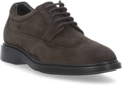 Hogan Bruine suède brogues voor heren Brown Heren