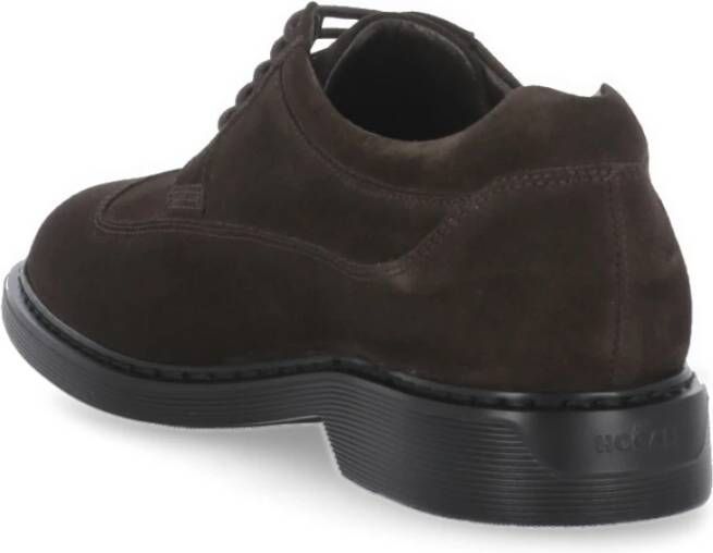 Hogan Bruine suède brogues voor heren Brown Heren