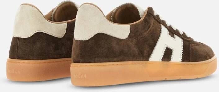 Hogan Bruine Suède Cool Sneakers met Memory Foam Brown Dames