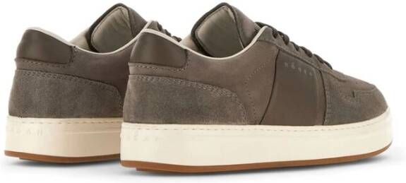 Hogan Bruine Suède Leren Sneakers Brown Heren