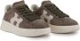 Hogan Bruine Suède Sneakers Leren Details Brown Dames - Thumbnail 4