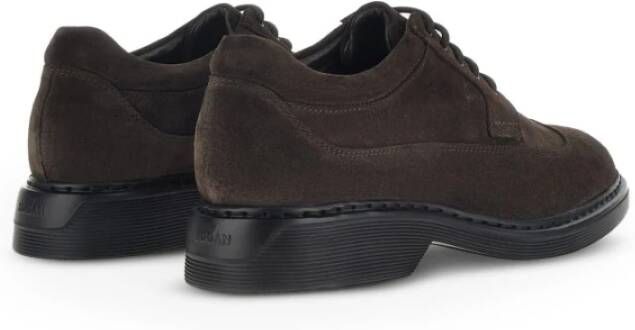 Hogan Casual Bruine Veterschoenen Brown Heren