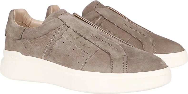 Hogan Casual Slip-On Sneakers Brown Heren