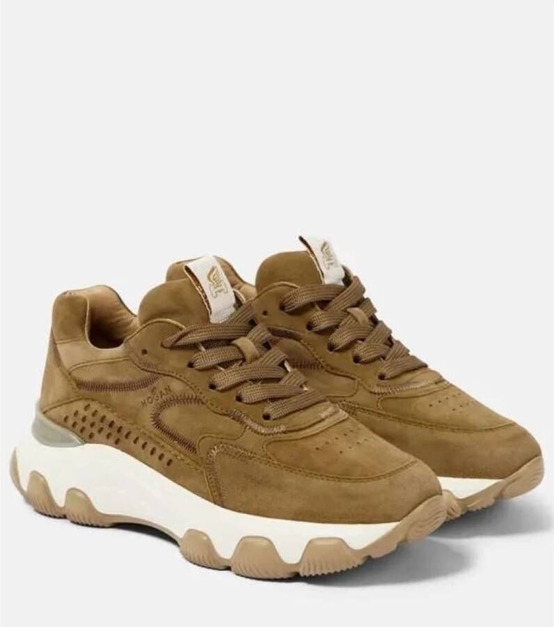 Hogan Casual Sneakers voor Dagelijks Gebruik Beige Dames