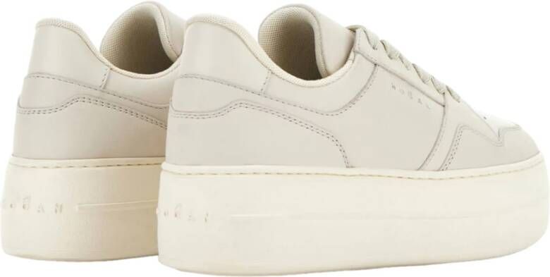 Hogan Casual Sneakers voor Mannen en Vrouwen Beige Dames