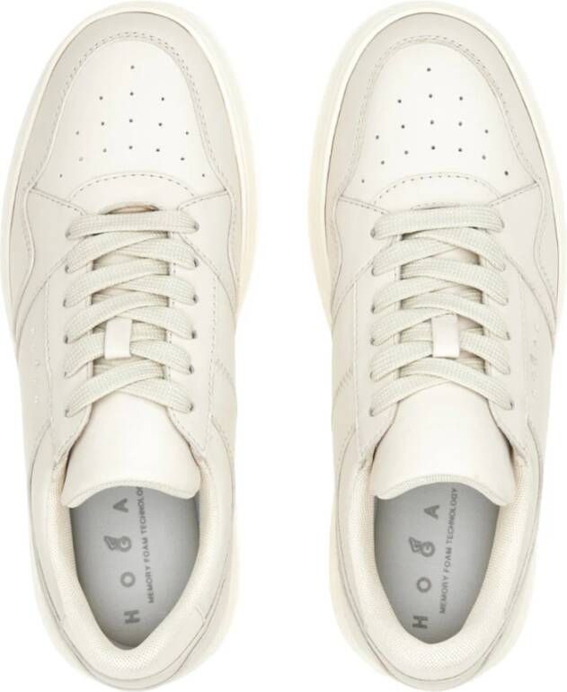 Hogan Casual Sneakers voor Mannen en Vrouwen Beige Dames