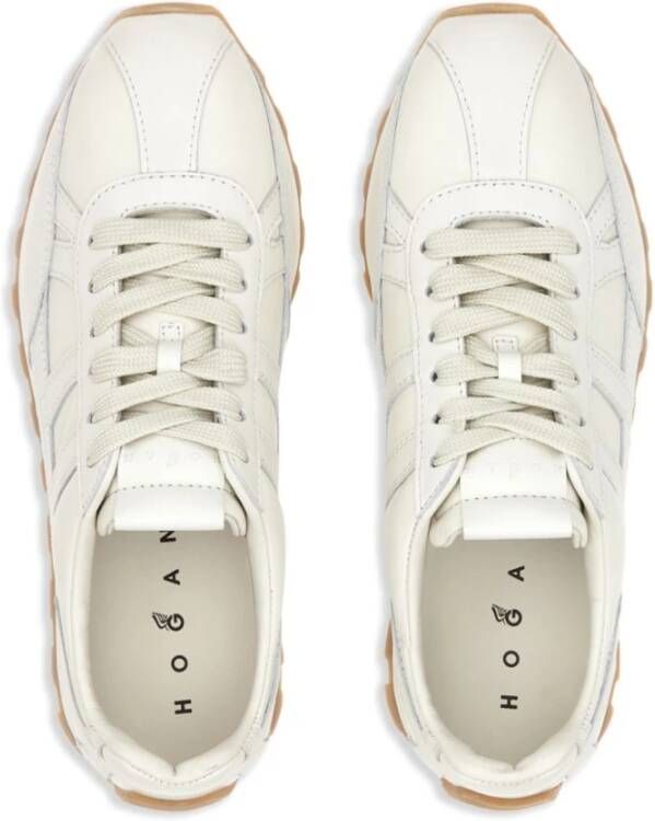 Hogan Casual Sneakers voor Mannen en Vrouwen Beige Dames