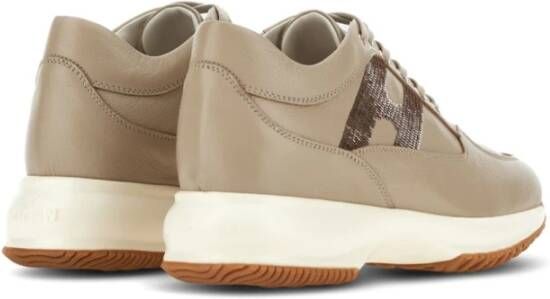 Hogan Casual Sneakers voor Mannen en Vrouwen Orange Dames