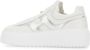 HOGAN Lage Sneakers Dames H-stripes Maat: 42 Materiaal: Leer Kleur: Wit - Thumbnail 4