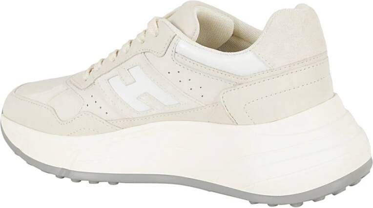 Hogan Casual Veterschoen White Dames