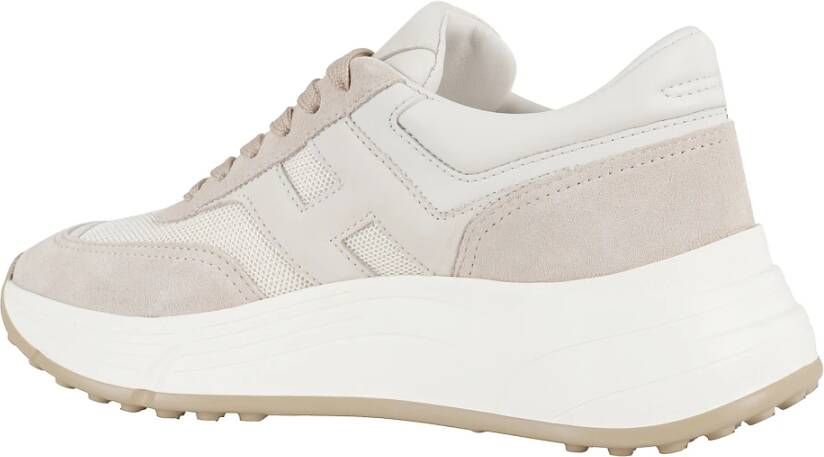 Hogan Casual Veterschoenen Beige Dames