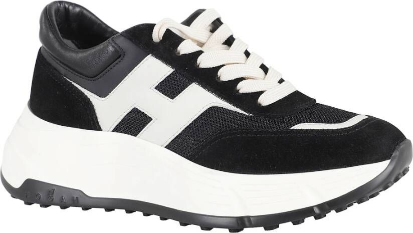 Hogan Casual Veterschoenen Black Dames