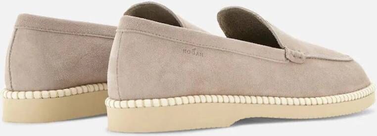 Hogan Comfortabele Pantoffels Beige Dames