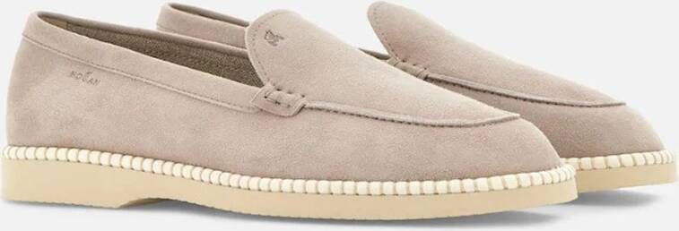 Hogan Comfortabele Pantoffels Beige Dames