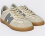 Hogan Cool Lace-Up Sneakers Beige Dames - Thumbnail 4