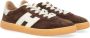 Hogan Cool Lace-Up Sneakers Brown Heren - Thumbnail 2