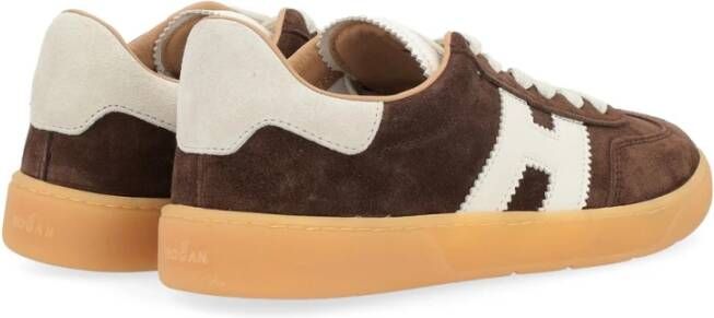 Hogan Cool Lace-Up Sneakers Brown Heren