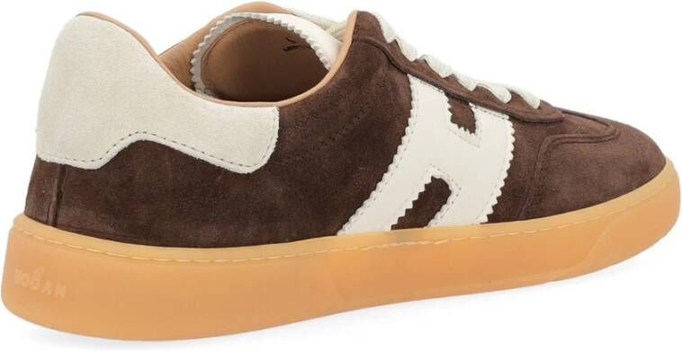 Hogan Cool Lace-Up Sneakers Brown Heren