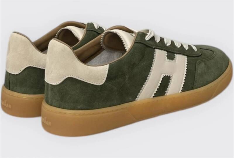 Hogan Cool Lace-Up Sneakers Green Heren