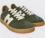 Hogan Cool Lace-Up Sneakers Green Heren - Thumbnail 4