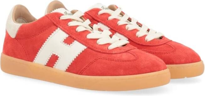 Hogan Cool Lace-Up Sneakers Red Dames