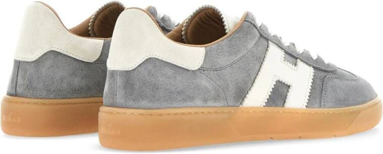 Hogan Coole Grijze Suède Sneakers Gray Heren