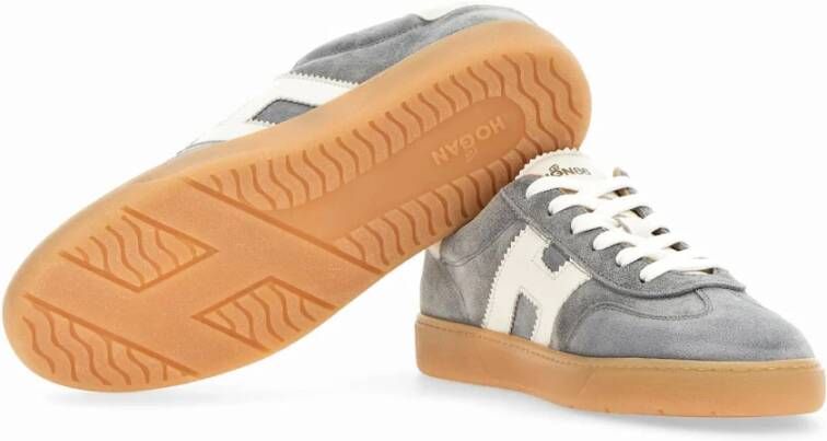 Hogan Coole Grijze Suède Sneakers Gray Heren