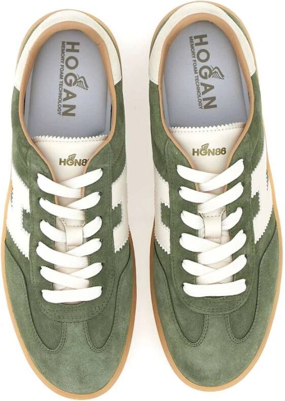 Hogan Coole Heren Sneakers Groen Wit Green Heren