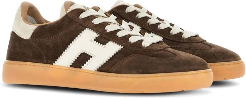 Hogan Coole Sneakers Brown Heren