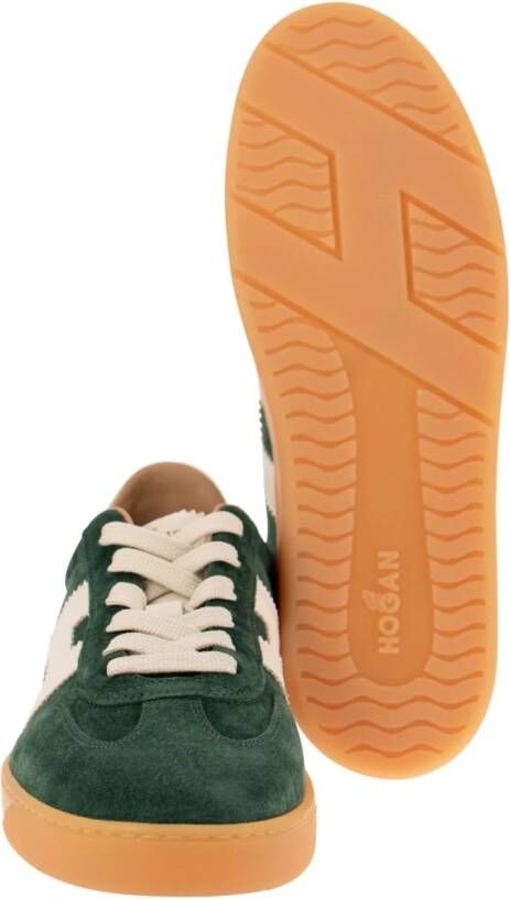 Hogan Coole Sneakers met Retro en Hedendaagse Stijl Green Heren